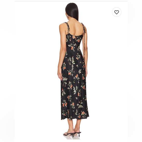 Bardot Andy Slip Dress in Black Floral - Picture 2 of 6